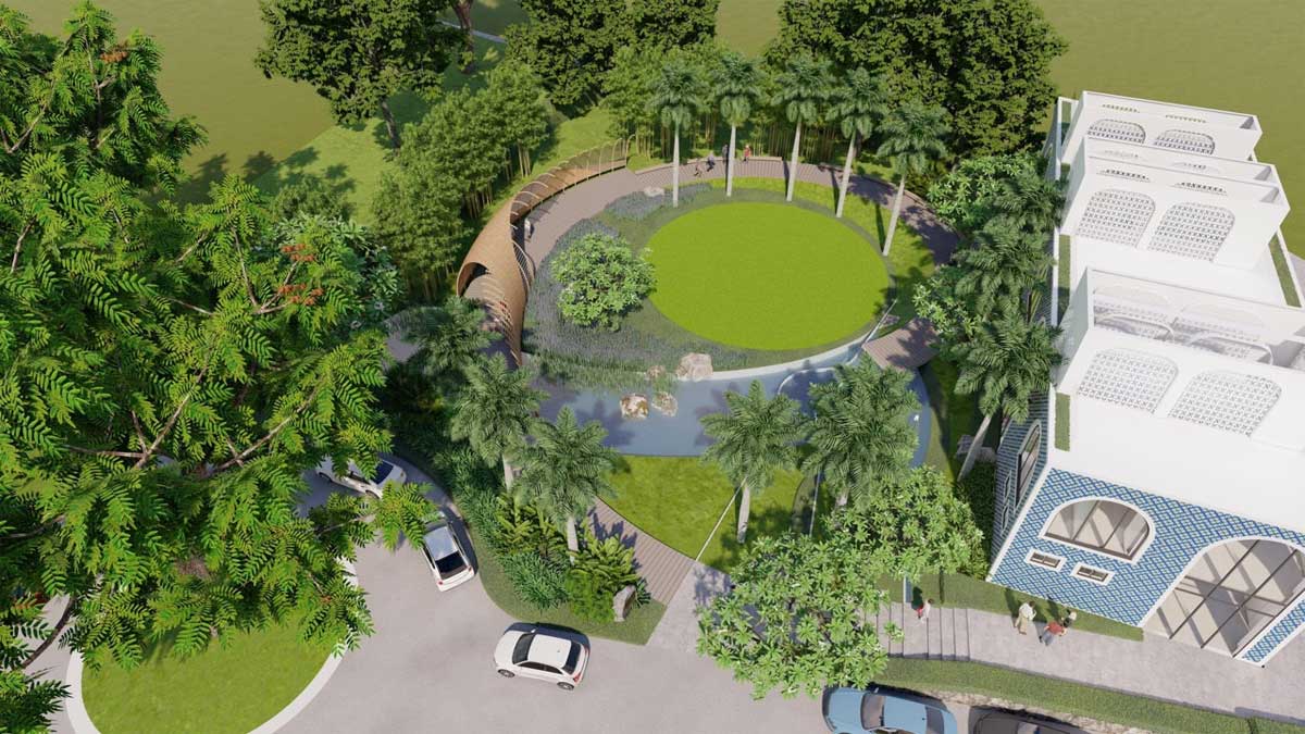 Công viên dự án Bất Động Sản Charm Resort Lạc Dương